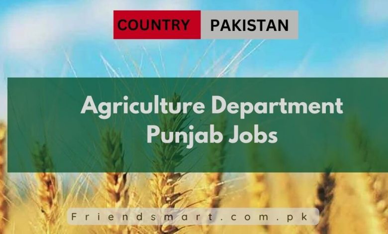 Photo of Agriculture Department Punjab Jobs 2024 – Apply Now