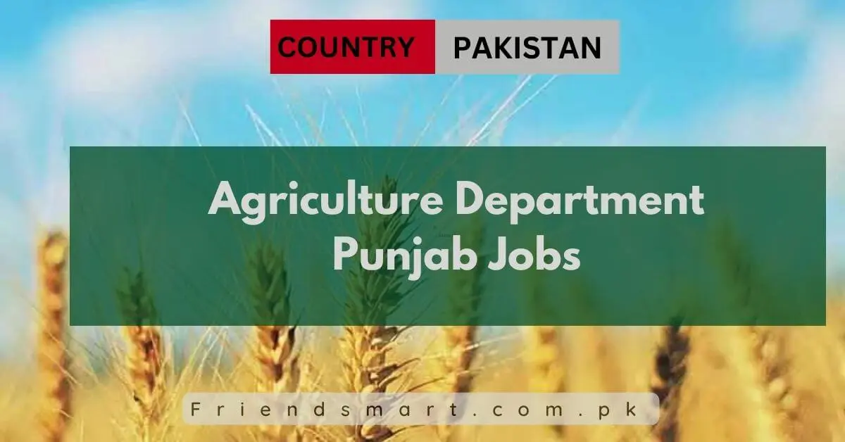 Agriculture Department Punjab Jobs