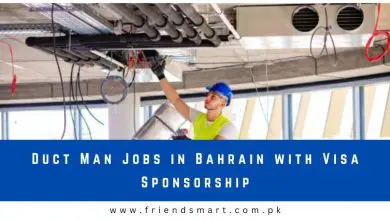 Photo of Duct Man Jobs in Bahrain with Visa Sponsorship