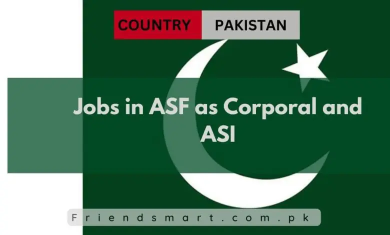 Photo of Jobs in ASF as Corporal and ASI 2024 – Apply Now