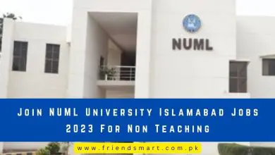 Photo of Join NUML University Islamabad Jobs 2023 For Non Teaching