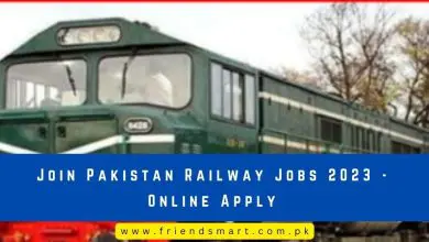 Photo of Join Pakistan Railway New Jobs 2023 – Online Apply