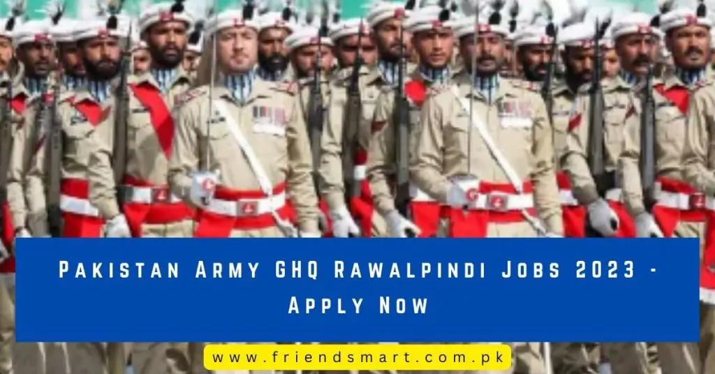 Pakistan Army GHQ Rawalpindi Jobs 2023 - Apply Now