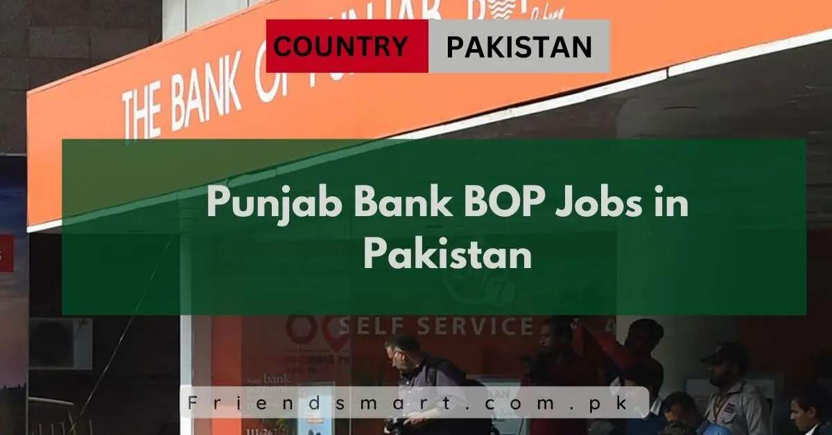 Punjab Bank BOP Jobs in Pakistan