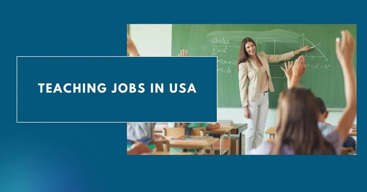 Teaching Jobs In USA