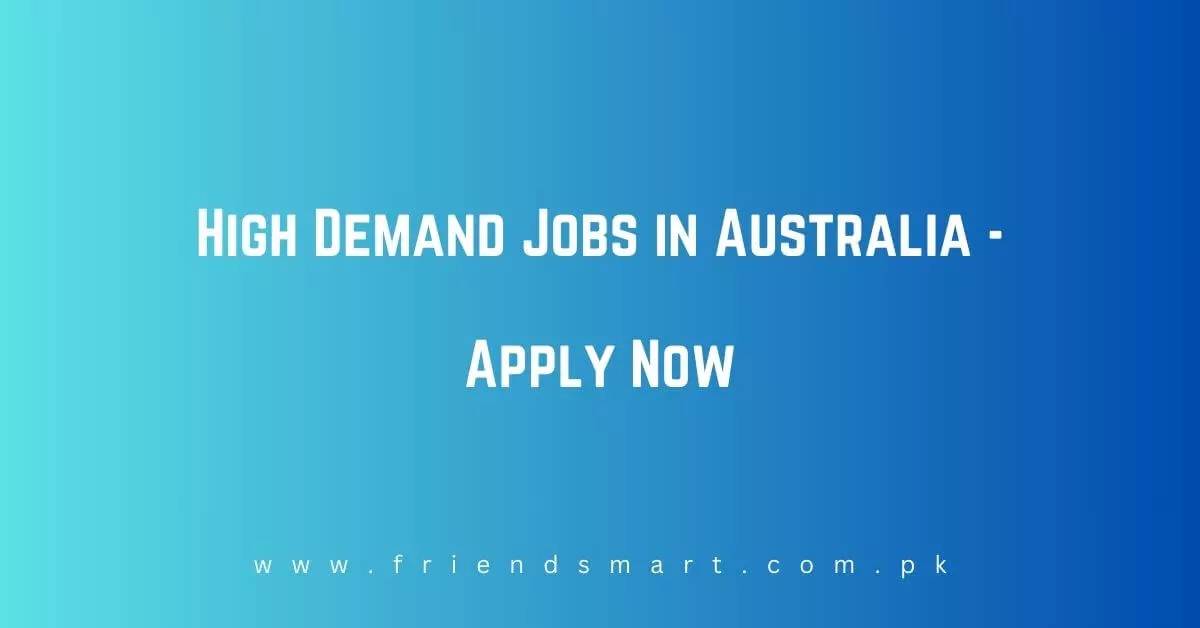 High Demand Jobs in Australia