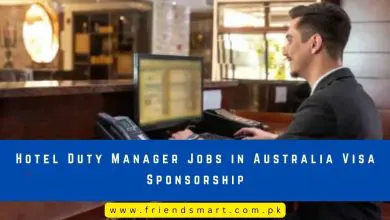 Photo of Hotel Duty Manager Jobs in Australia Visa Sponsorship