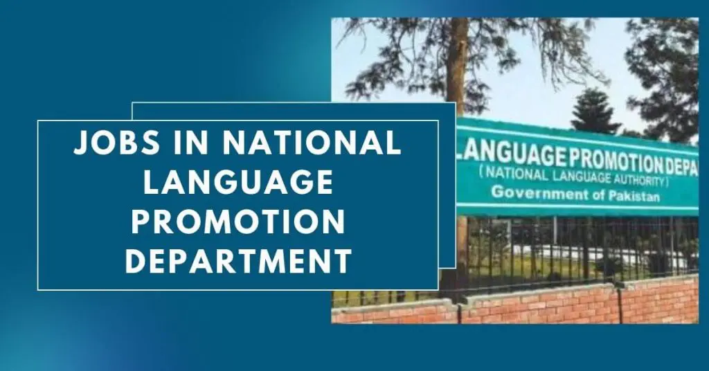 Jobs in National Language Promotion Department
