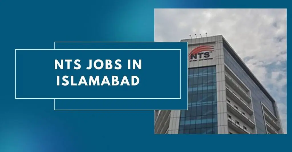 NTS Jobs In Islamabad