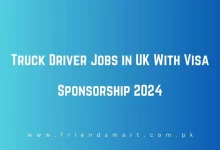 Photo of Truck Driver Jobs in UK With Visa Sponsorship 2024
