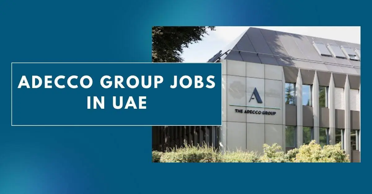 Adecco Group Jobs in UAE