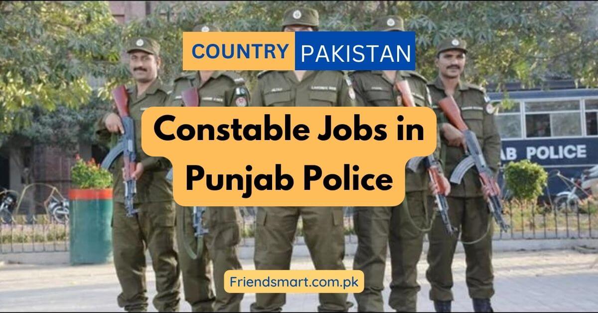 Constable Jobs in Punjab Police