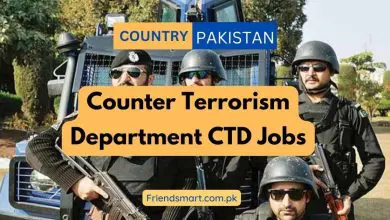 Photo of Counter Terrorism Department CTD Jobs 2023 | Apply Now