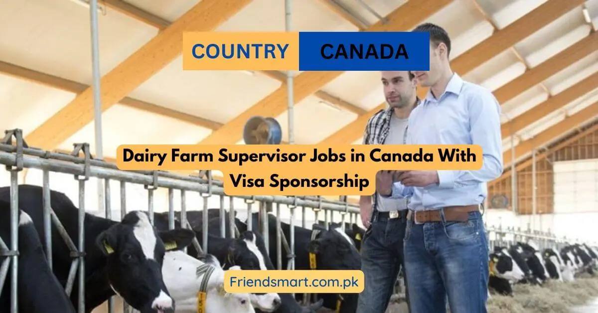 Dairy Farm Supervisor Jobs in Canada With Visa Sponsorship