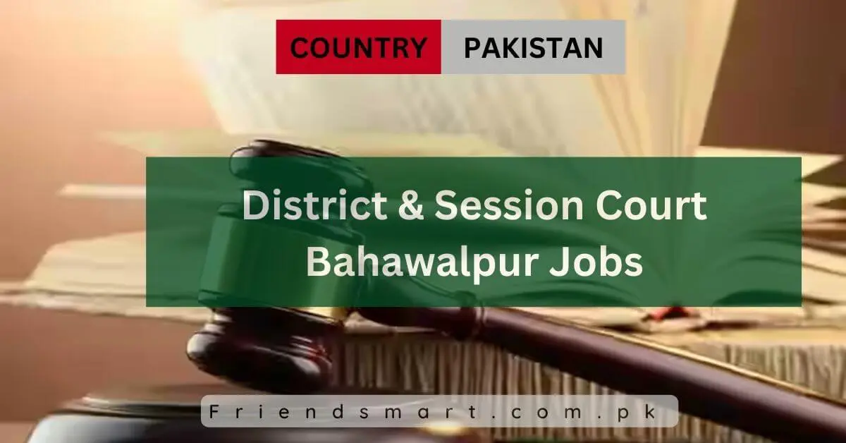 District & Session Court Bahawalpur Jobs