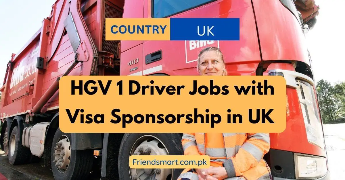 HGV 1 Driver Jobs with Visa Sponsorship in UK