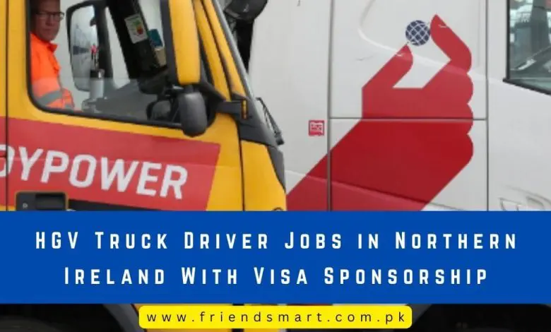 Photo of HGV Truck Driver Jobs in Northern Ireland With Visa Sponsorship