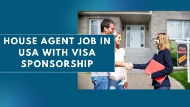 Photo of House Agent Job in USA with Visa Sponsorship 2023