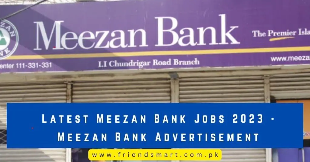 Latest Meezan Bank Jobs - Meezan Bank Advertisement