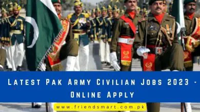 Photo of Latest Pak Army Civilian Jobs 2023 – Online Apply