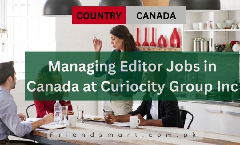 Photo of Managing Editor Jobs in Canada at Curiocity Group Inc