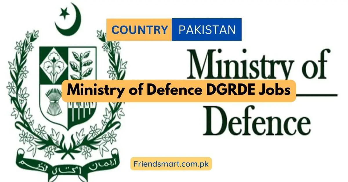 Ministry of Defence DGRDE Jobs