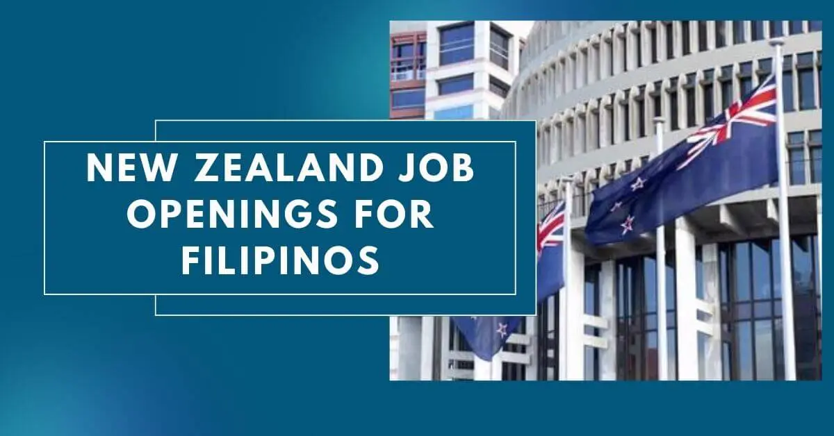 New Zealand Job Openings for Filipinos