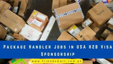 Photo of Package Handler Jobs in USA H2B Visa Sponsorship