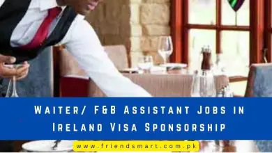 Photo of Waiter/ F&B Assistant Jobs in Ireland Visa Sponsorship