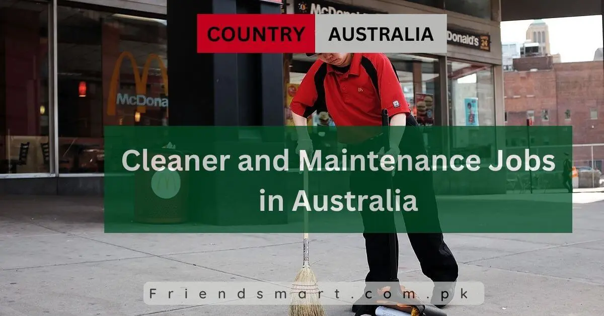 Cleaner and Maintenance Jobs in Australia