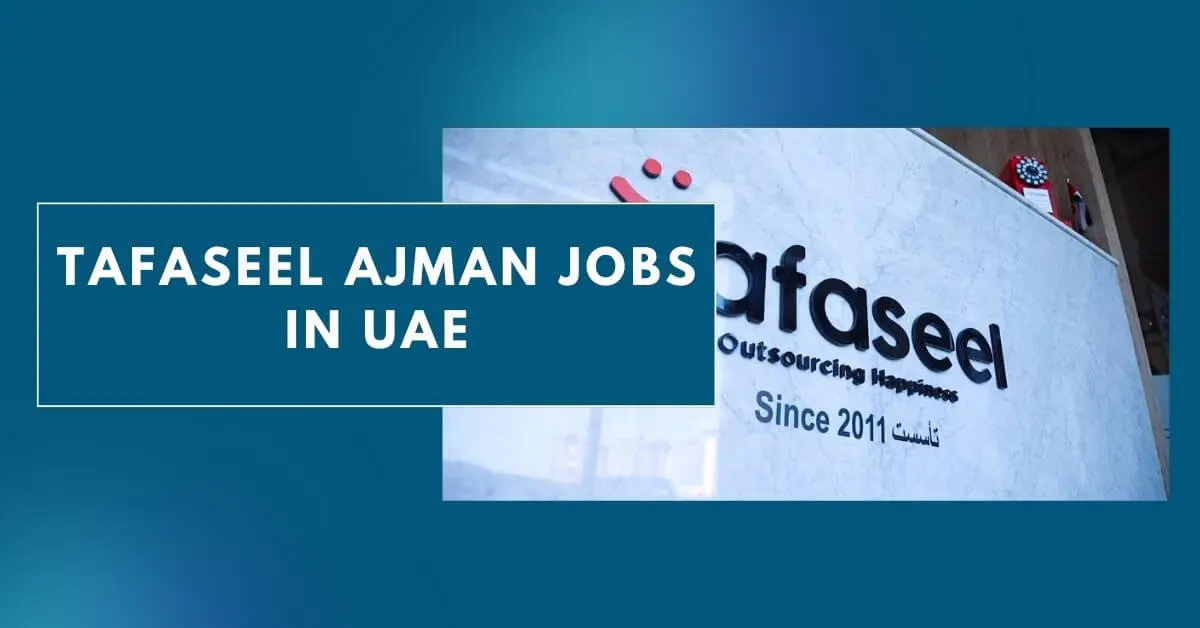 Tafaseel Ajman Jobs in UAE