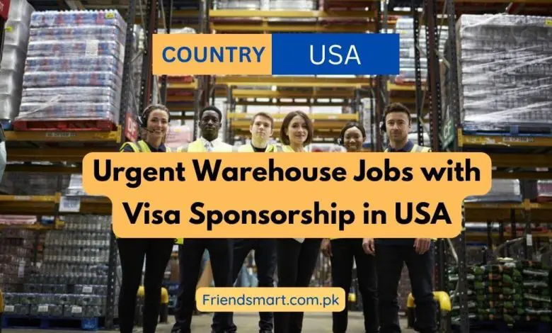 Photo of Urgent Warehouse Jobs with Visa Sponsorship in USA 2024
