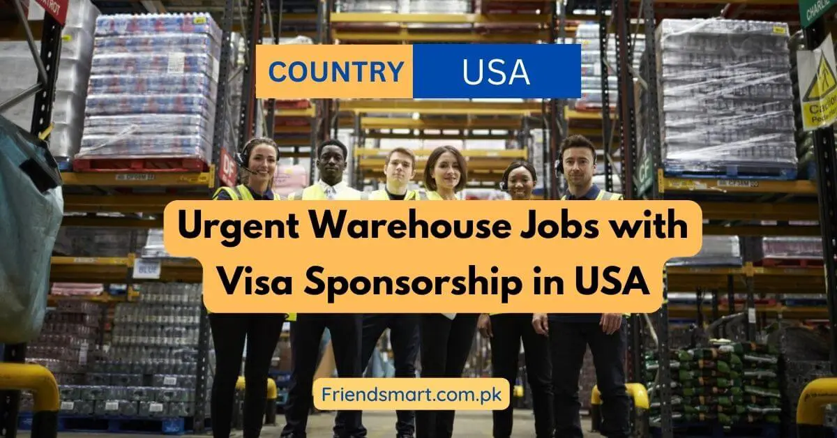 Urgent Warehouse Jobs with Visa Sponsorship in USA