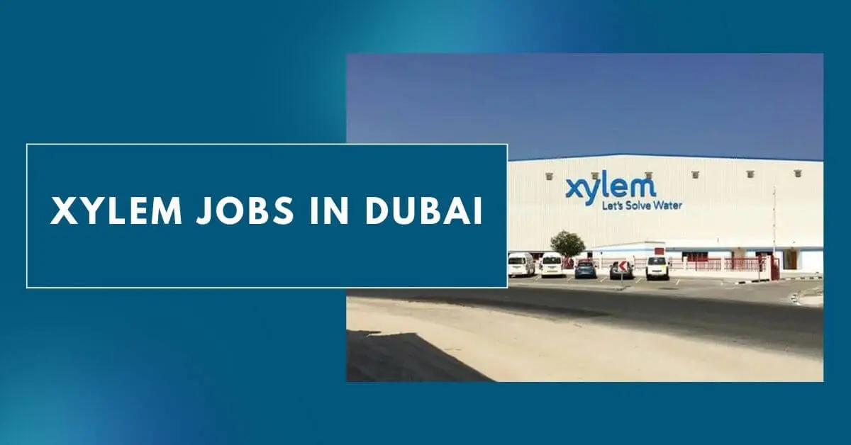 Xylem Jobs in Dubai