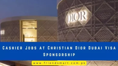 Photo of Cashier Jobs at Christian Dior Dubai Visa Sponsorship