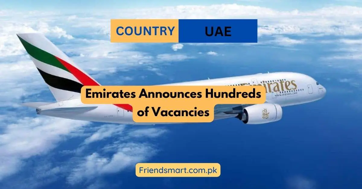 Emirates Announces Hundreds of Vacancies