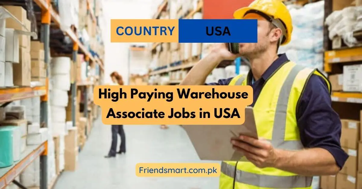 High Paying Warehouse Associate Jobs in USA