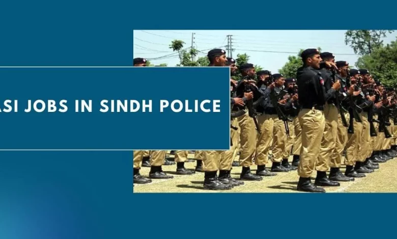 Photo of ASI Jobs in Sindh Police 2024 – Apply Now