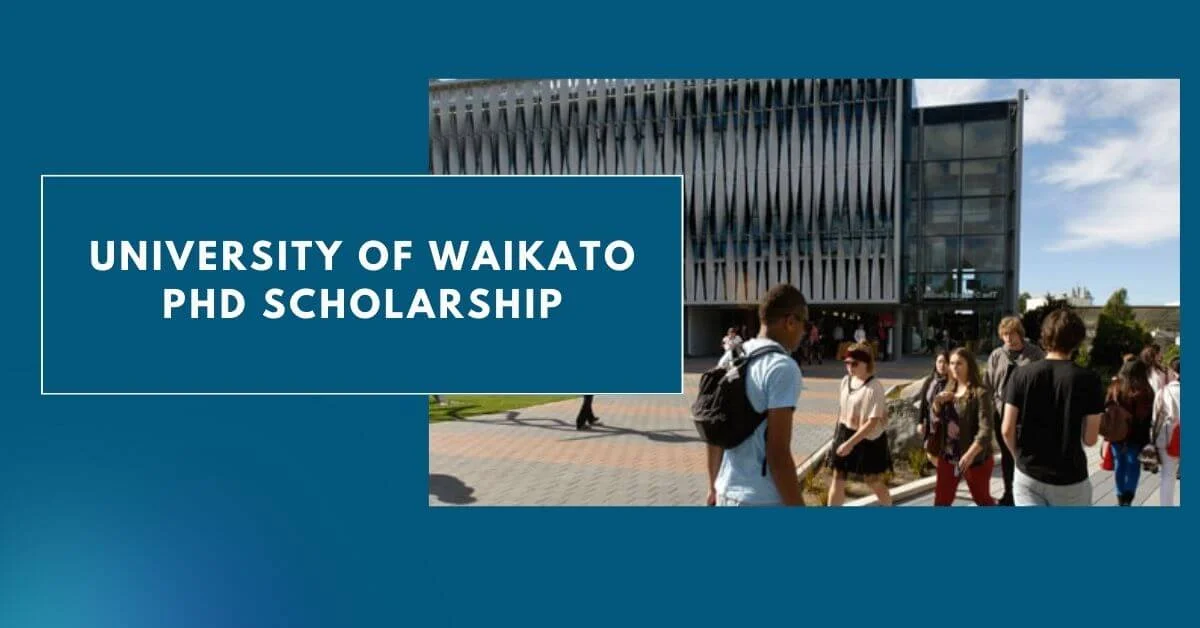 University of Waikato PhD Scholarship