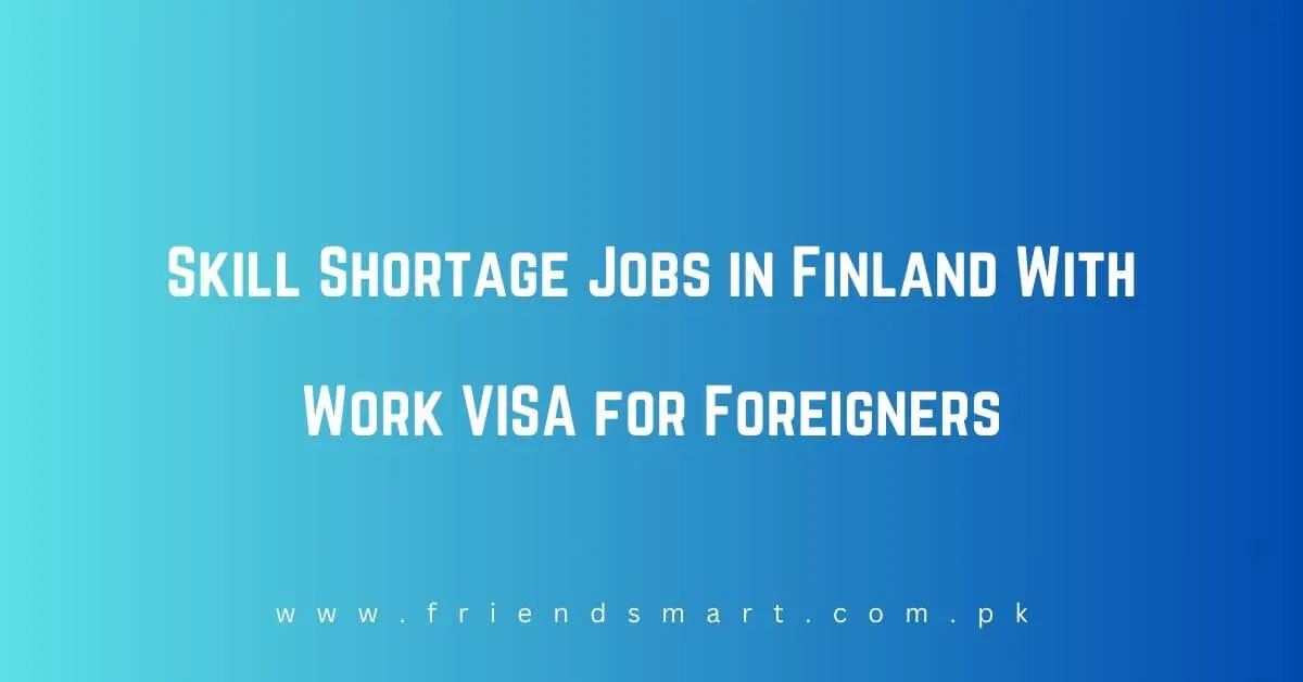 Skill Shortage Jobs in Finland