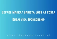 Photo of Coffee Maker/ Barista Jobs at Costa Dubai Visa Sponsorship