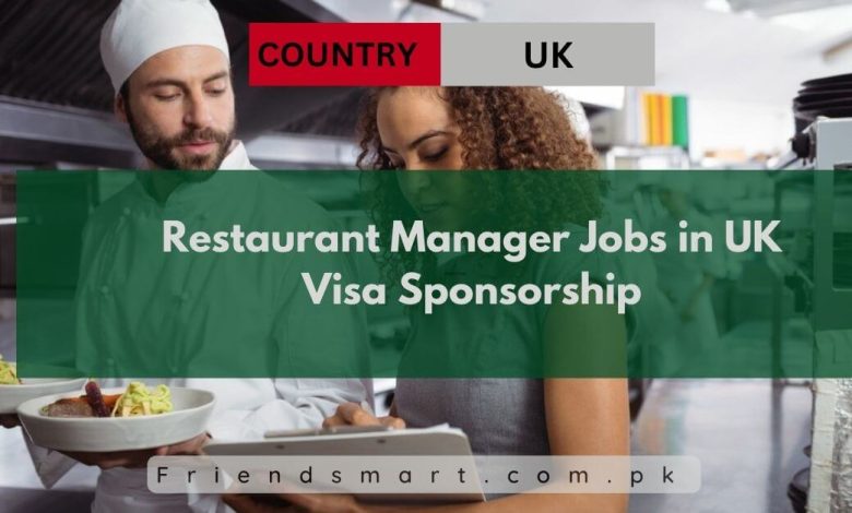 Photo of Restaurant Manager Jobs in UK Visa Sponsorship 2024