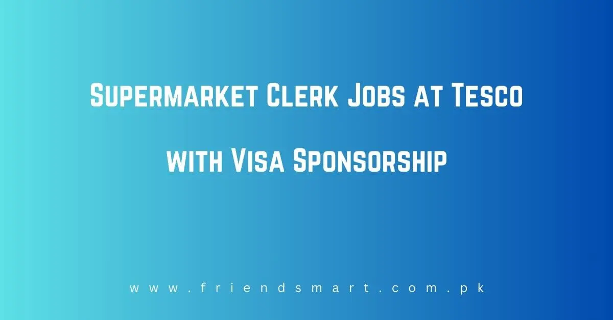 Supermarket Clerk Jobs at Tesco
