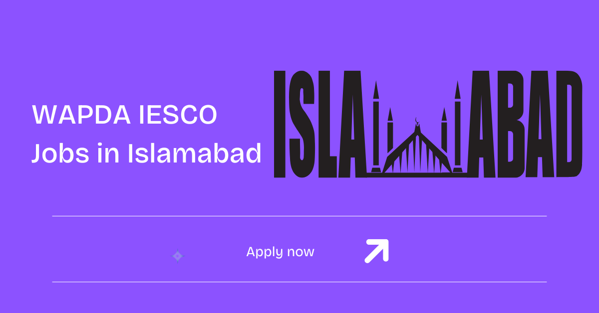 WAPDA IESCO Jobs in Islamabad