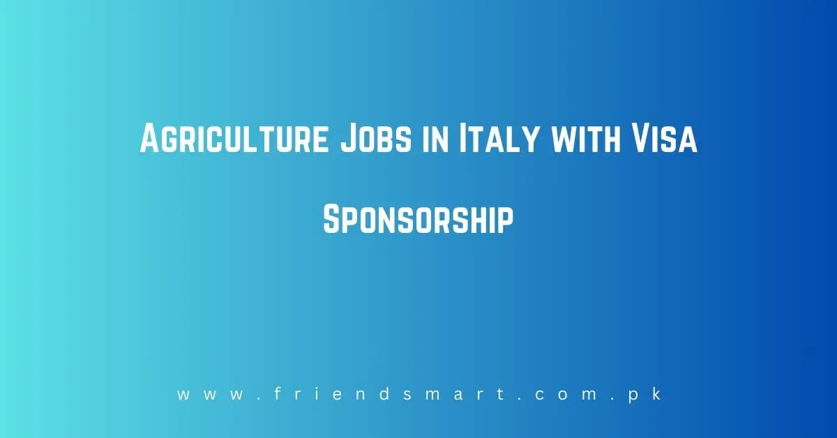 Agriculture Jobs in Italy