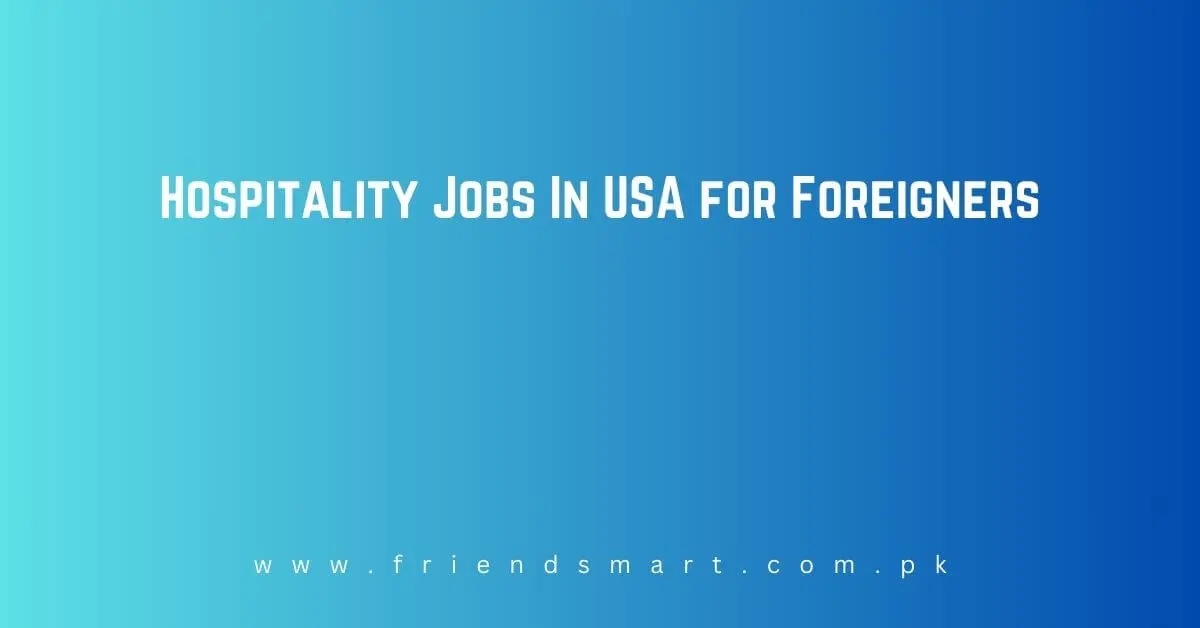 Hospitality Jobs In USA