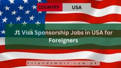 Photo of J1 Visa Sponsorship Jobs in USA for Foreigners 2024