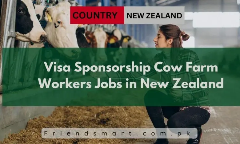 Photo of Visa Sponsorship Cow Farm Workers Jobs in New Zealand 2024