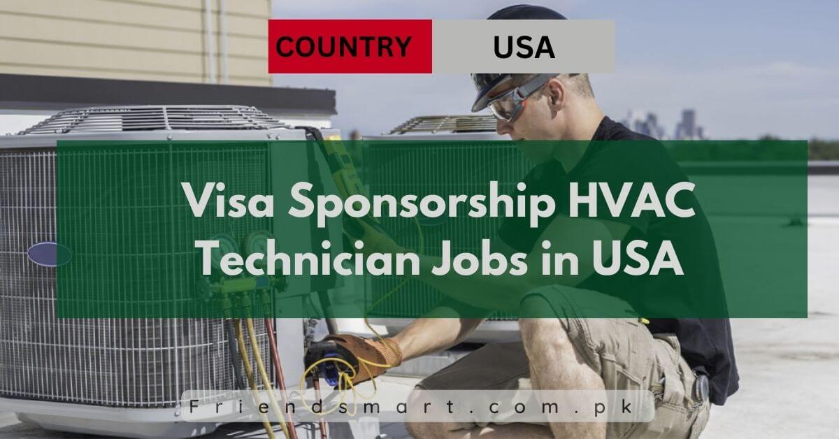 Visa Sponsorship HVAC Technician Jobs in USA