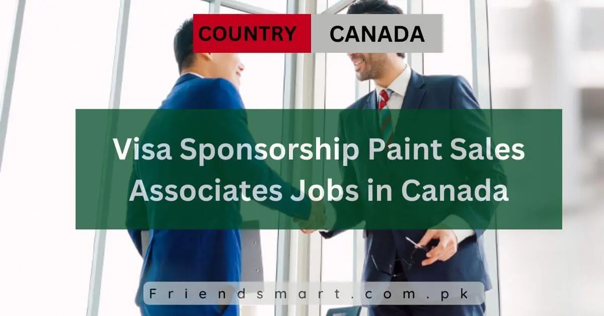 Visa Sponsorship Paint Sales Associates Jobs in Canada